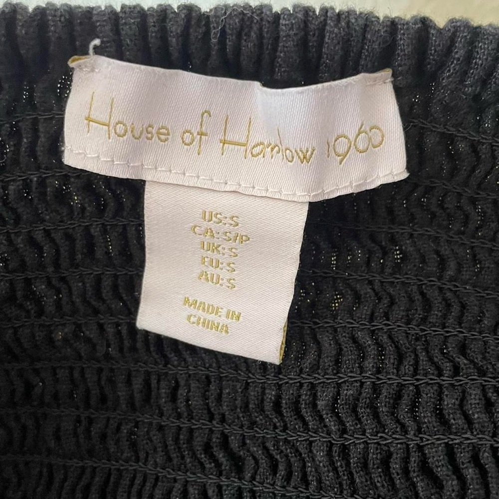House of Harlow 1960 Black Mini Dress - Picture 4 of 7